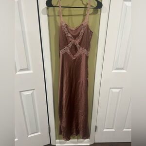 Anthropologie Size Small Purple Slip with Slit